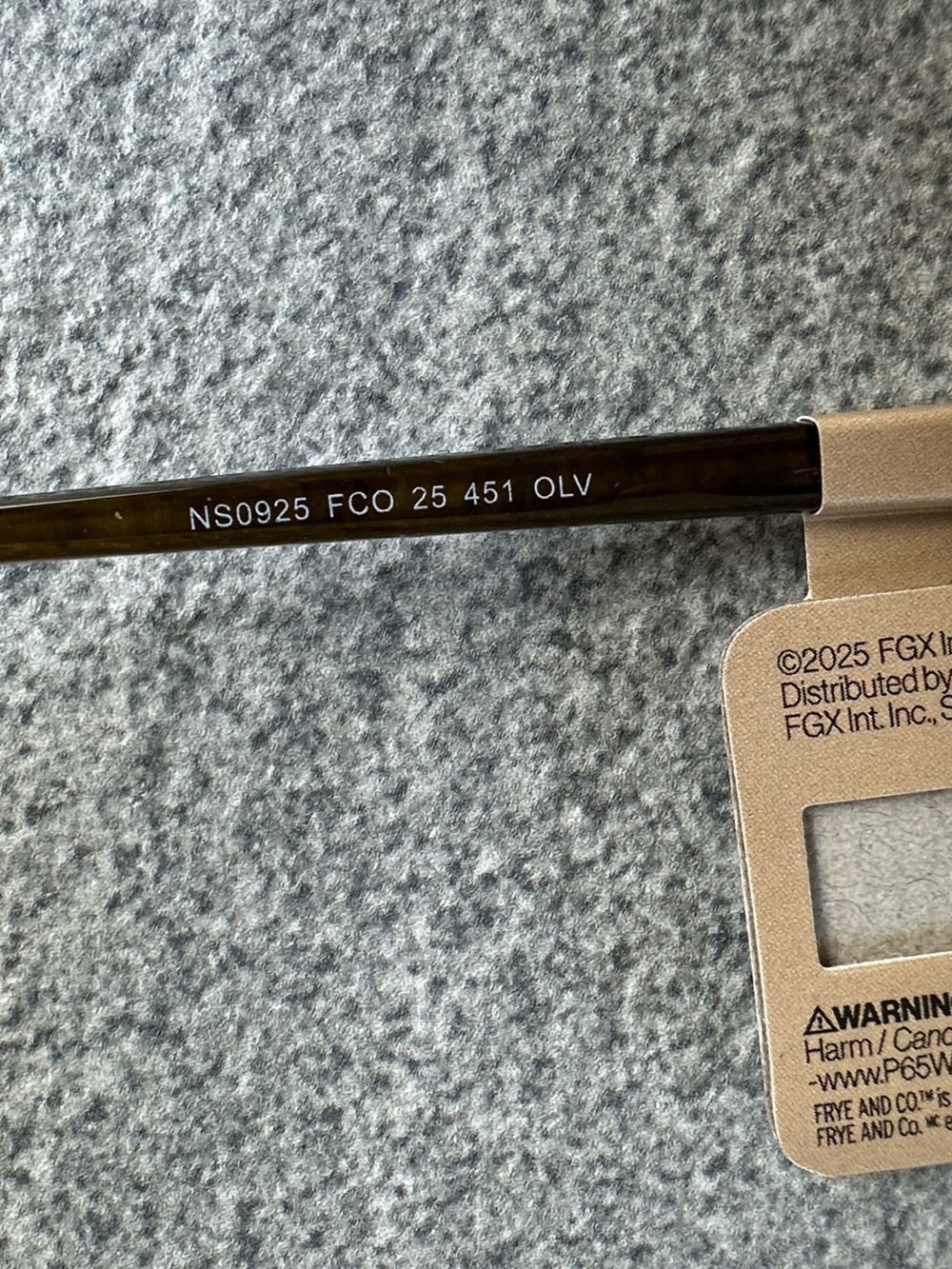 NWT FRYE Savannah Women’s Sunglasses in Olive Gold Slim Oval Metal Frame No Case - Picture 8 of 14